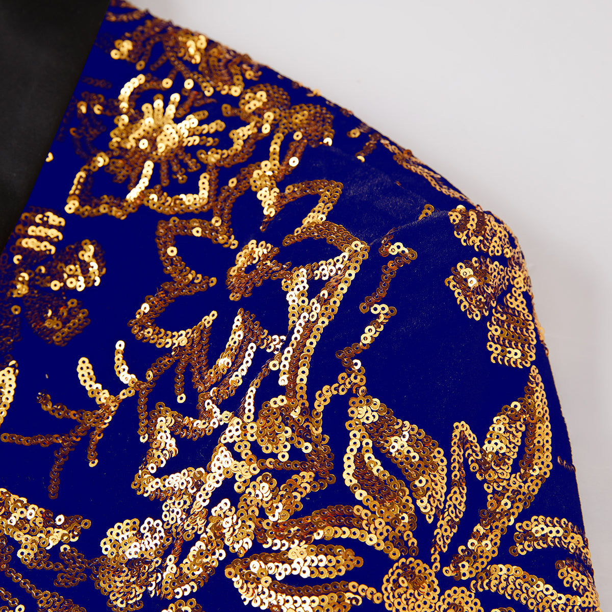 Golden Falling Stars Blue Jacket - 4