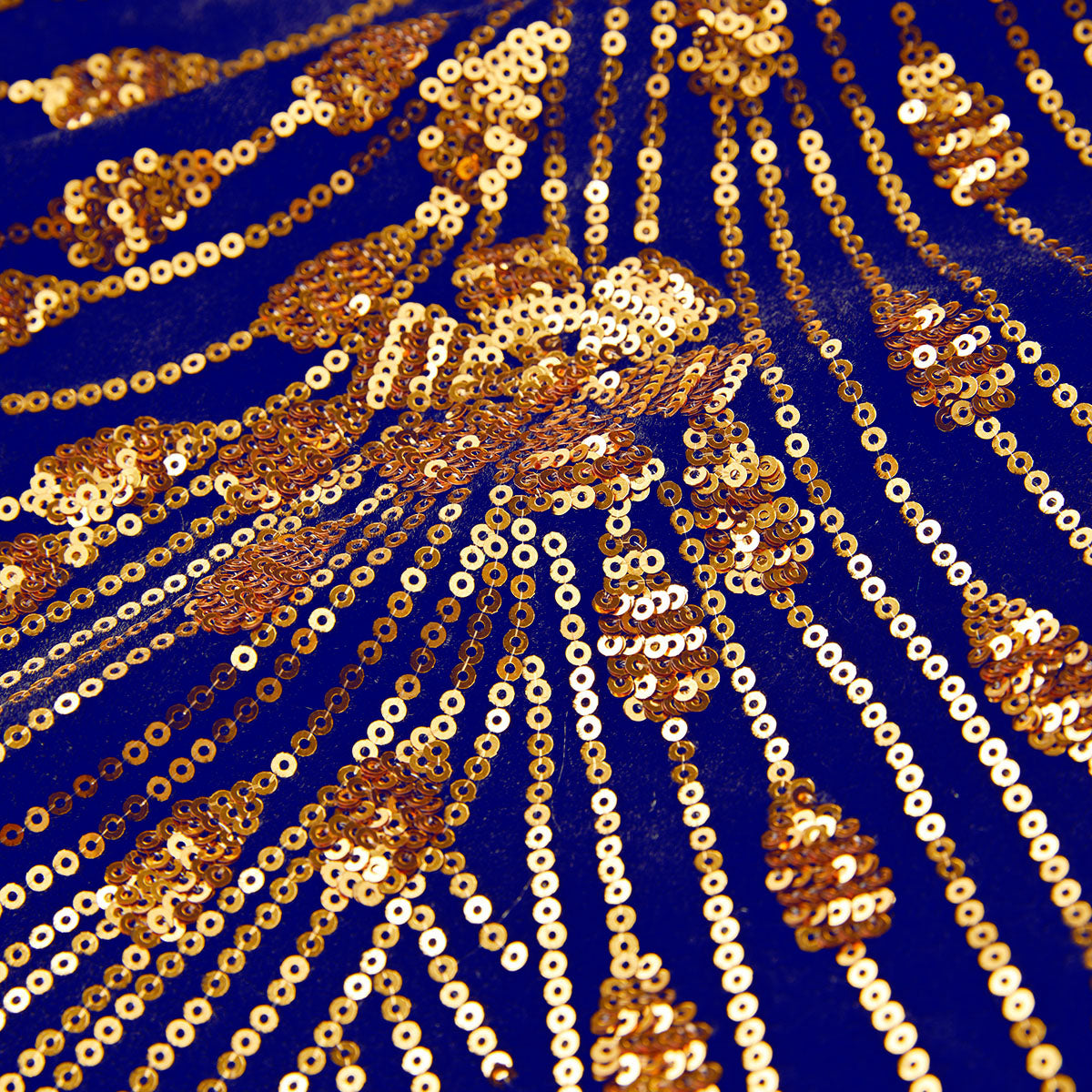 Golden Falling Stars Blue Jacket - 2