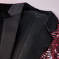 red sequin black suit - 3