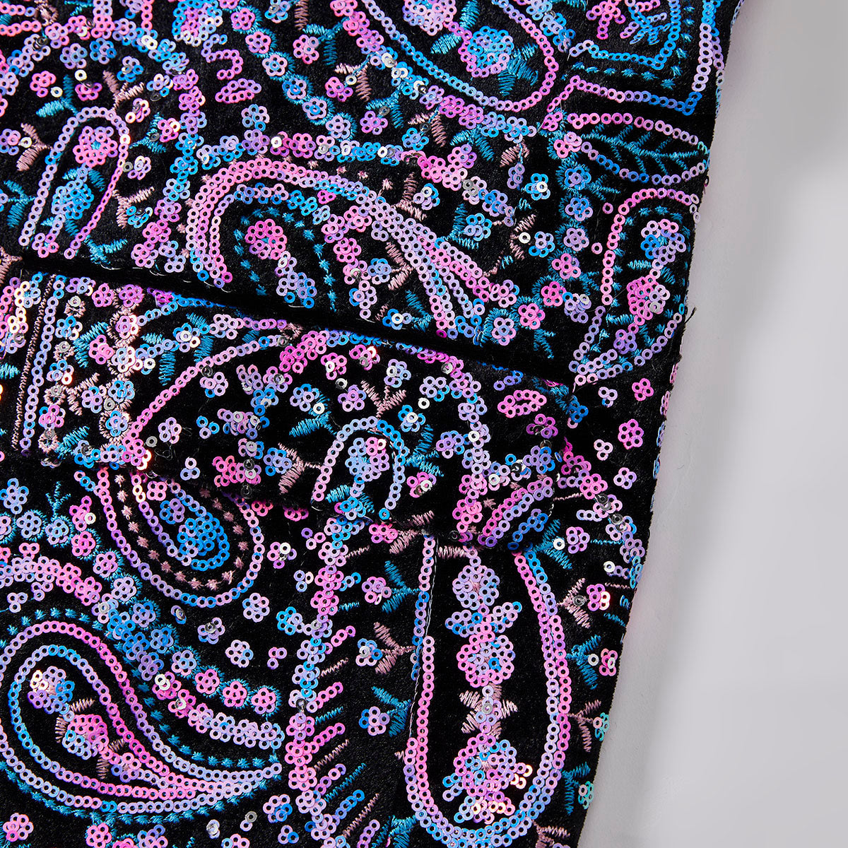 Paisley Black Suit details - 4