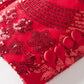 starry red sequin tuxedo