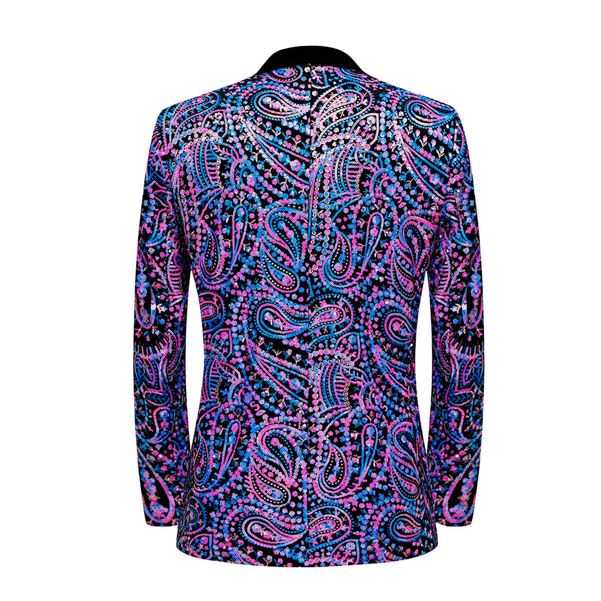 Paisley Black Suit back