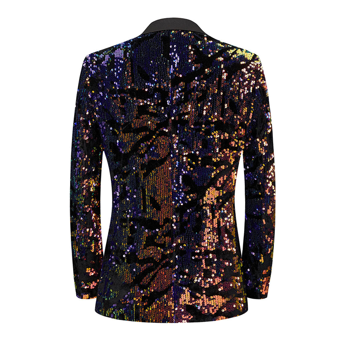 Purple and Black Blazer back