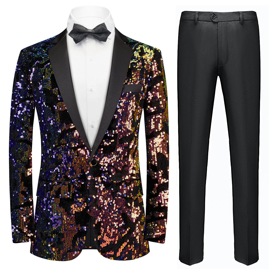 Purple and Black Blazer 