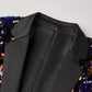 Purple and Black Blazer details - 2