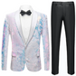Ivory Satin Sequin Jacket