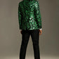 Emerald Floral Sequin Jacket