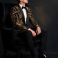 Men's Sequin Tuxedo Golden Falling Stars