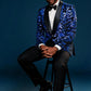 Midnight Blue Sequin Jacket