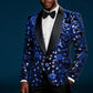 Midnight Blue Sequin Jacket