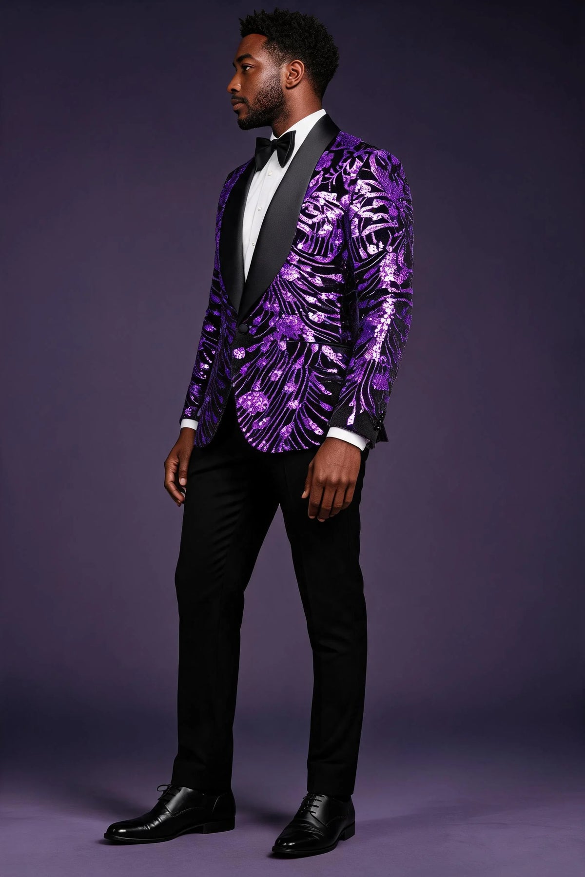 Violet Falling Stars Jacket