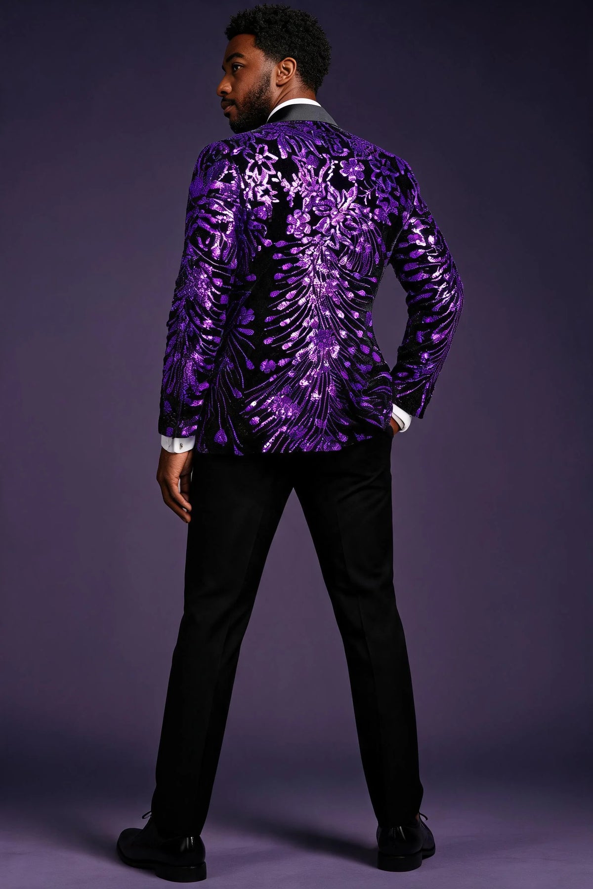 Violet Falling Stars Jacket