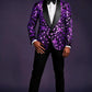 Violet Falling Stars Jacket
