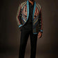 Tribal Icon Embroidered Statement Jacket