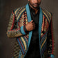 Tribal Icon Embroidered Statement Jacket