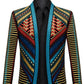 Tribal Icon Embroidered Statement Jacket