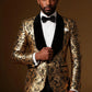 Gold Paisley & Black Velvet Dinner Jacket