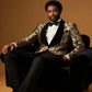 Gold Paisley & Black Velvet Dinner Jacket