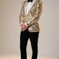 Floral Shawl Sequin Jacket