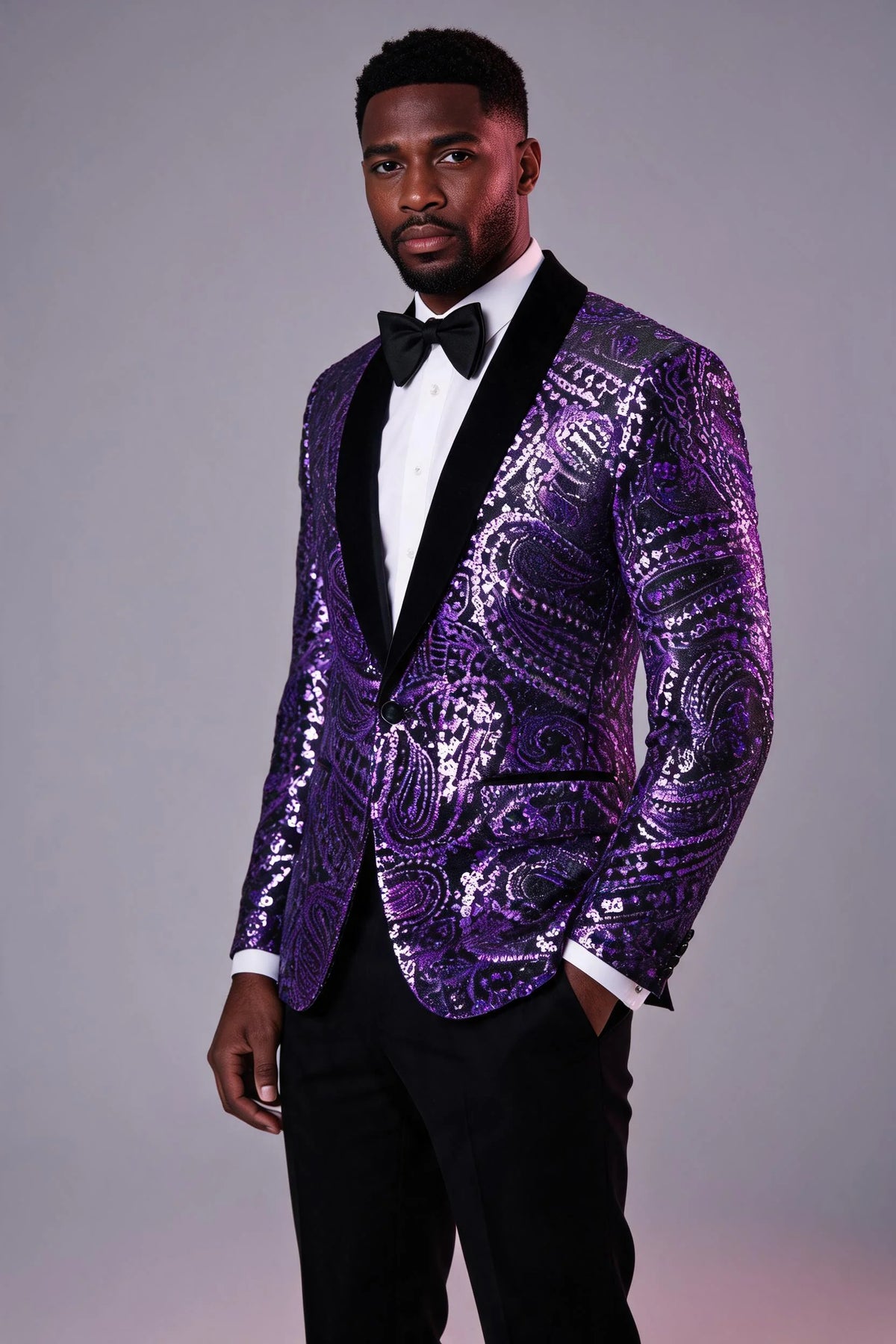 Paisley Sequin Jacket