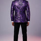 Amethyst Paisley Sequin Jacket