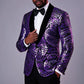 Amethyst Paisley Sequin Jacket