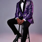 Amethyst Paisley Sequin Jacket