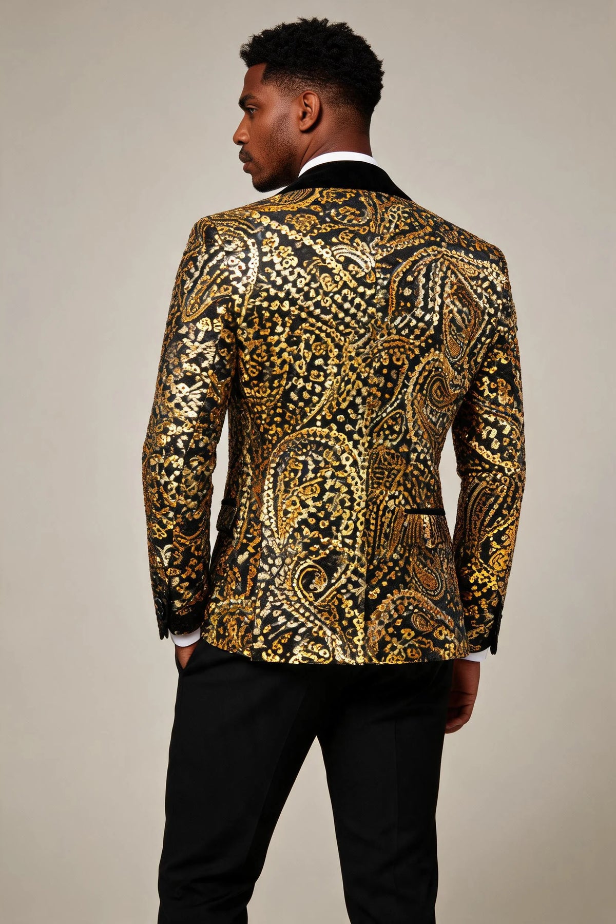 Paisley Sequin Jacket