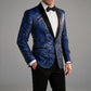 Noir Blue Paisley Jacket
