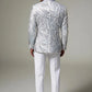 Silver Paisley Evening Jacket