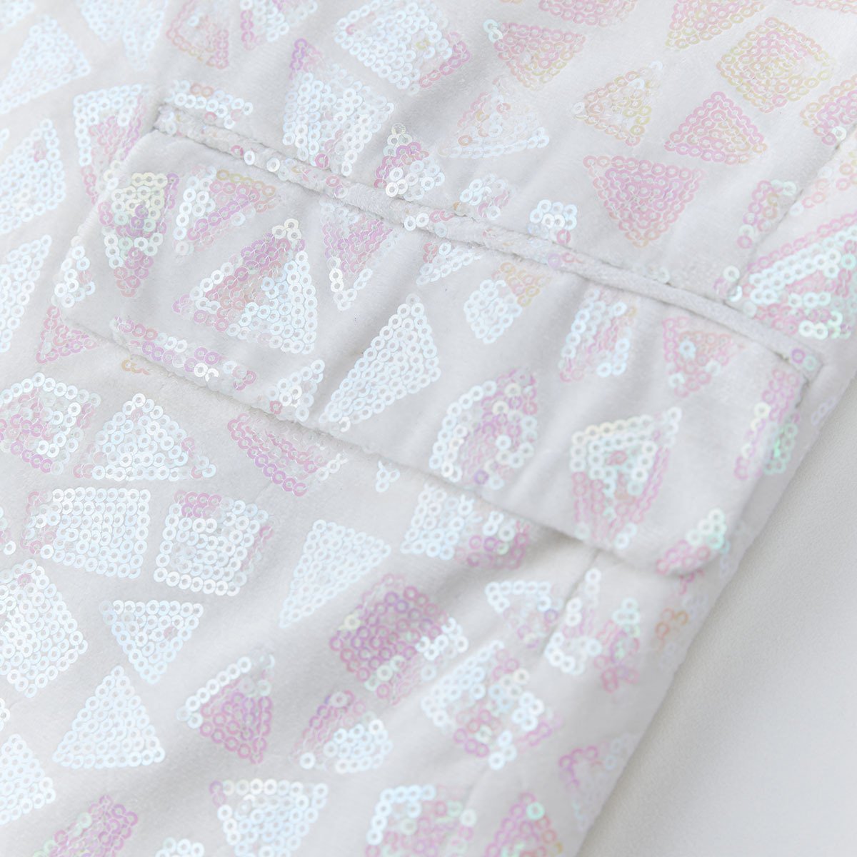Pink Sequin White Tuxedo - 4